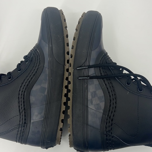 Vans Boots mens checkered snow winter black blue 8.5 new - Picture 5 of 9